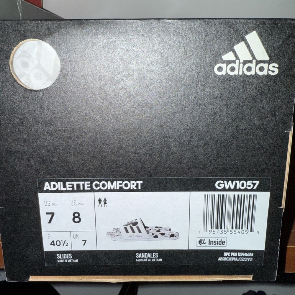 NWT- Adidas x Disney Adilette Comfort Comfort Slide GW1057 - Picture 12 of 12